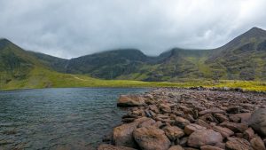 View at Carrauntoohil, the highest point of Ireland